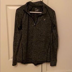 Quarter zip workout tank